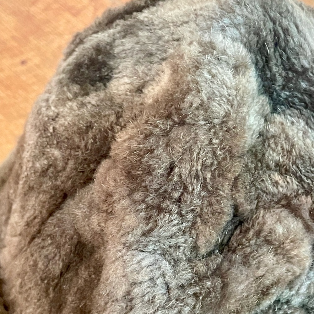Vintage Brown Real Fur Bucket Hat - Picture 8 of 13